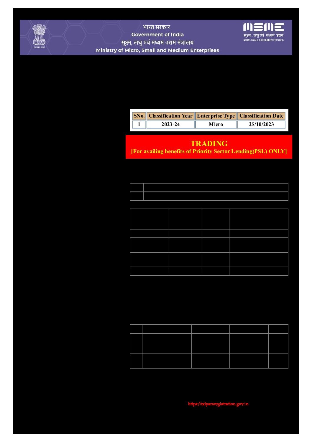 Udyam Registration